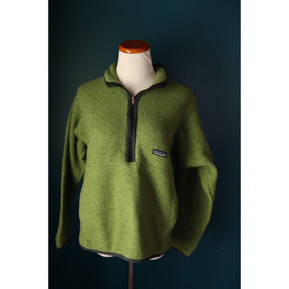 Vintage 90s Patagonia Synchilla Marsupial 1/2 Zip Pullover Men's Size Small